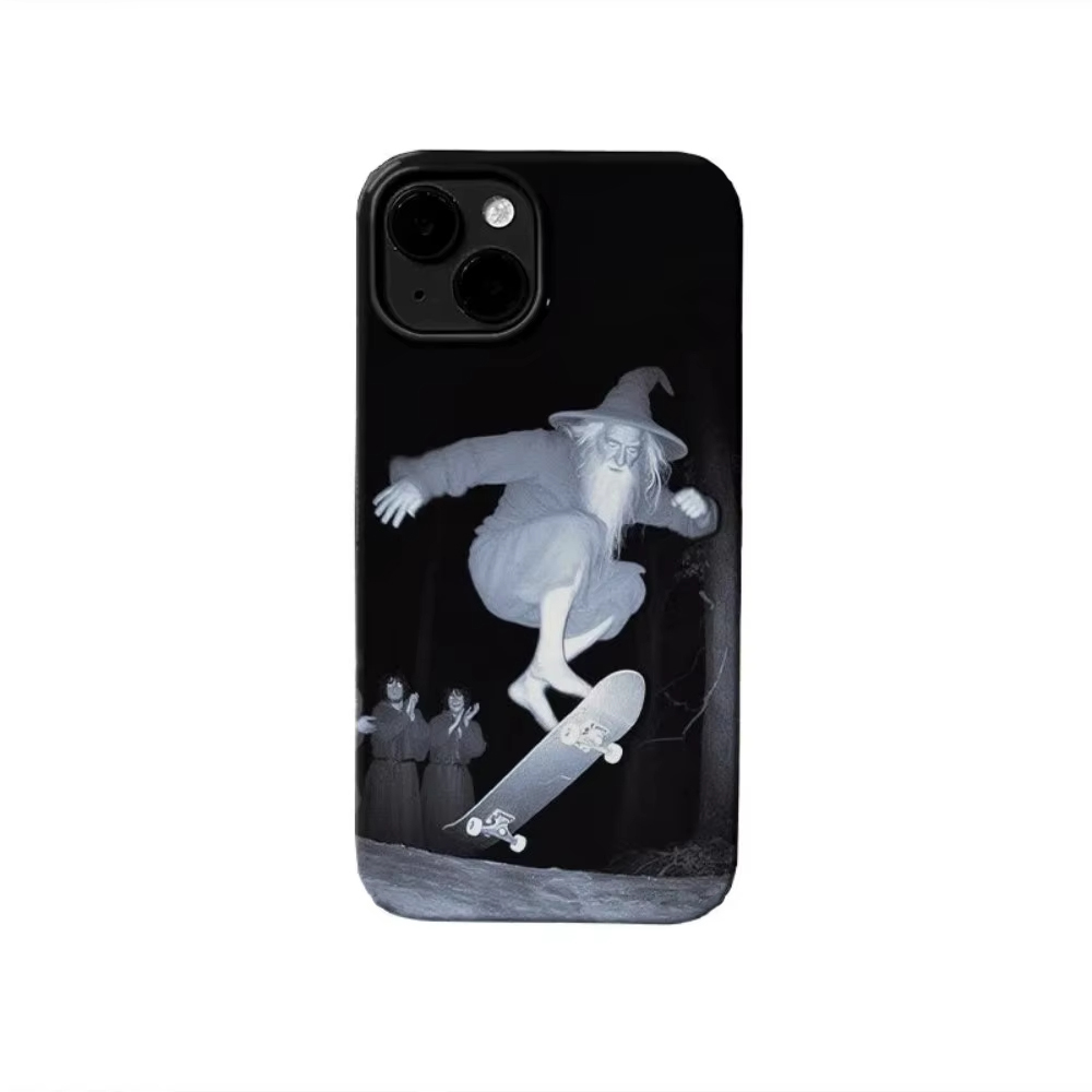 Skateboard - Şirin Sihirbaz Kaykaylı Telefon Kılıfı iPhone