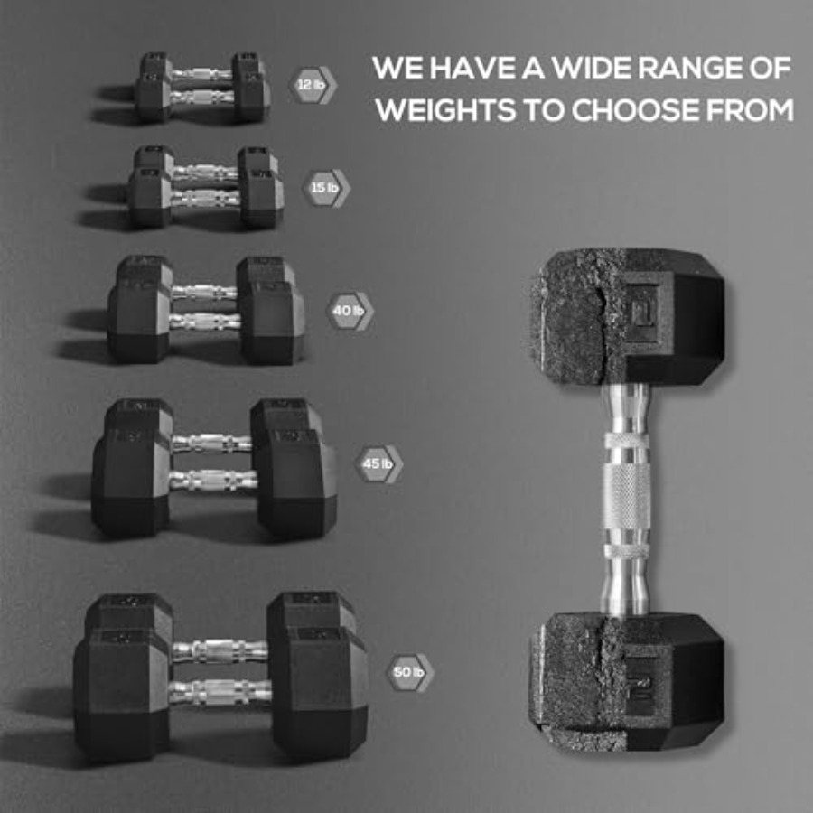 40lbs/45lbs/50lbs Kaymaz Saplı - Dumbbell Set incelemesi ve fiyatı