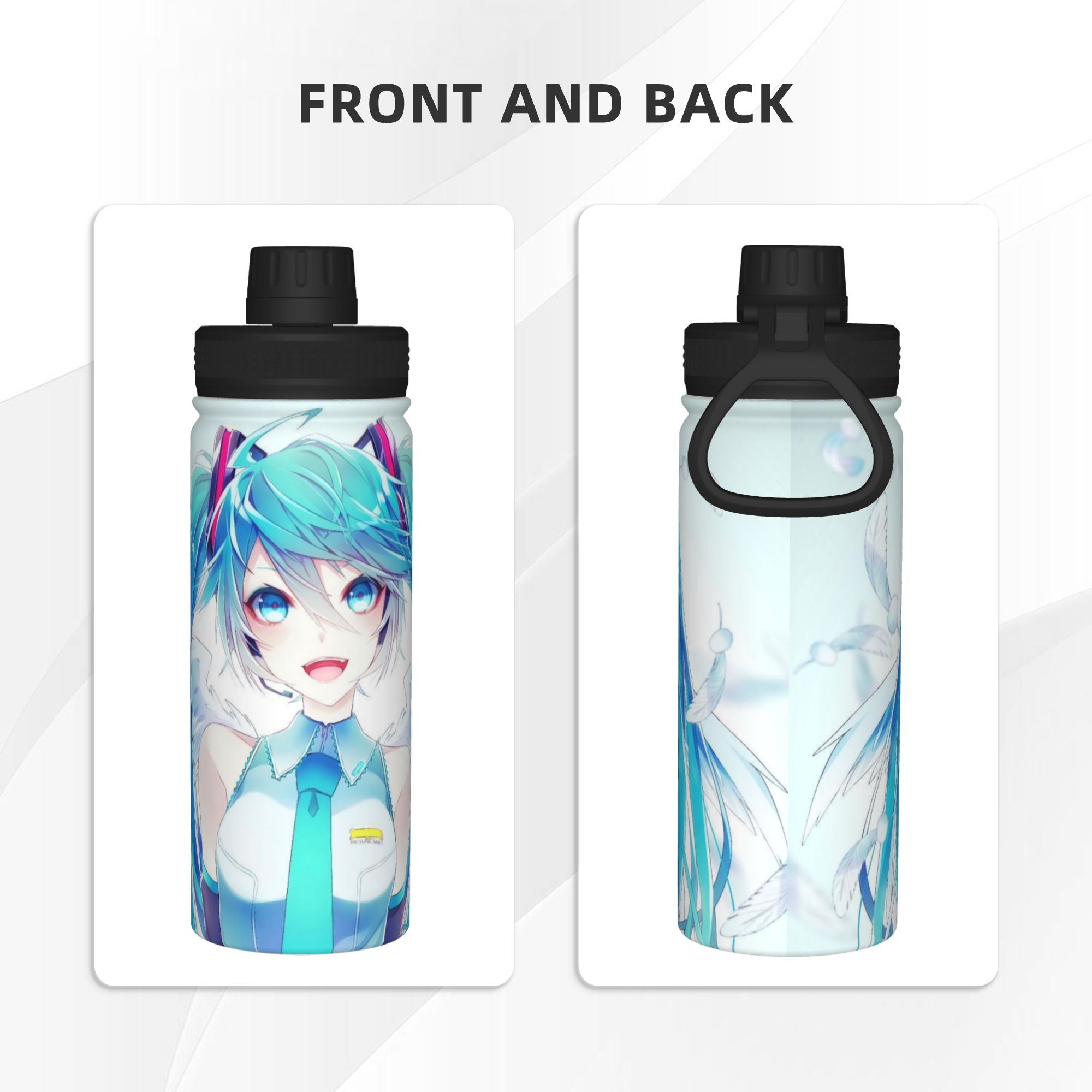 Anime Hatsune Miku 18OZ Spor T - Sports Water Bottle Insulated incelemesi ve fiyatı