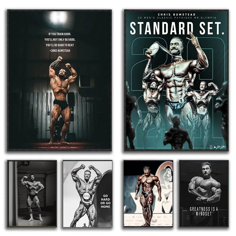 Tuval Boyama Chris Bumstead Vü - Sports Equipment Poster incelemesi ve fiyatı